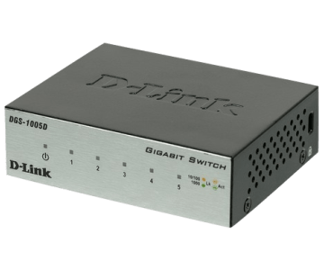 Гигабитный коммутатор D-Link DGS-1005D