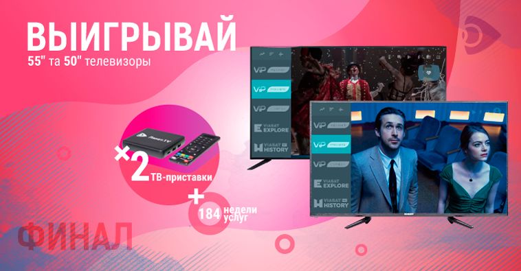 Выигрывай 55” телевизор и много призов от сервиса Ланет.TV!